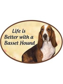 Car Magnet Basset Hound 1001-2