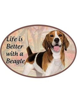 Car Magnet Beagle Dog 1001-3