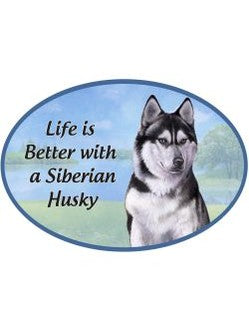Car Magnet Siberian Huskey 1001-40
