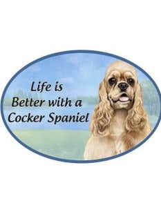 Car Magnet Cocker Spaniel Dog 1001-78