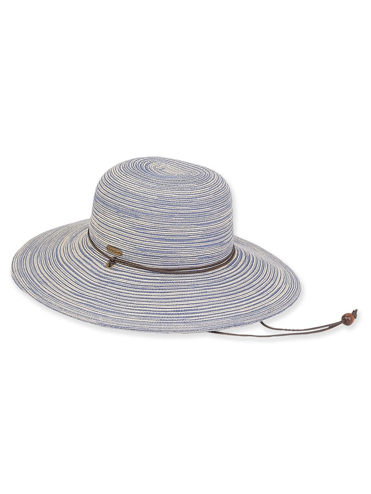 Hat Blue Polybraid Floppy Brim Women's HH2156e