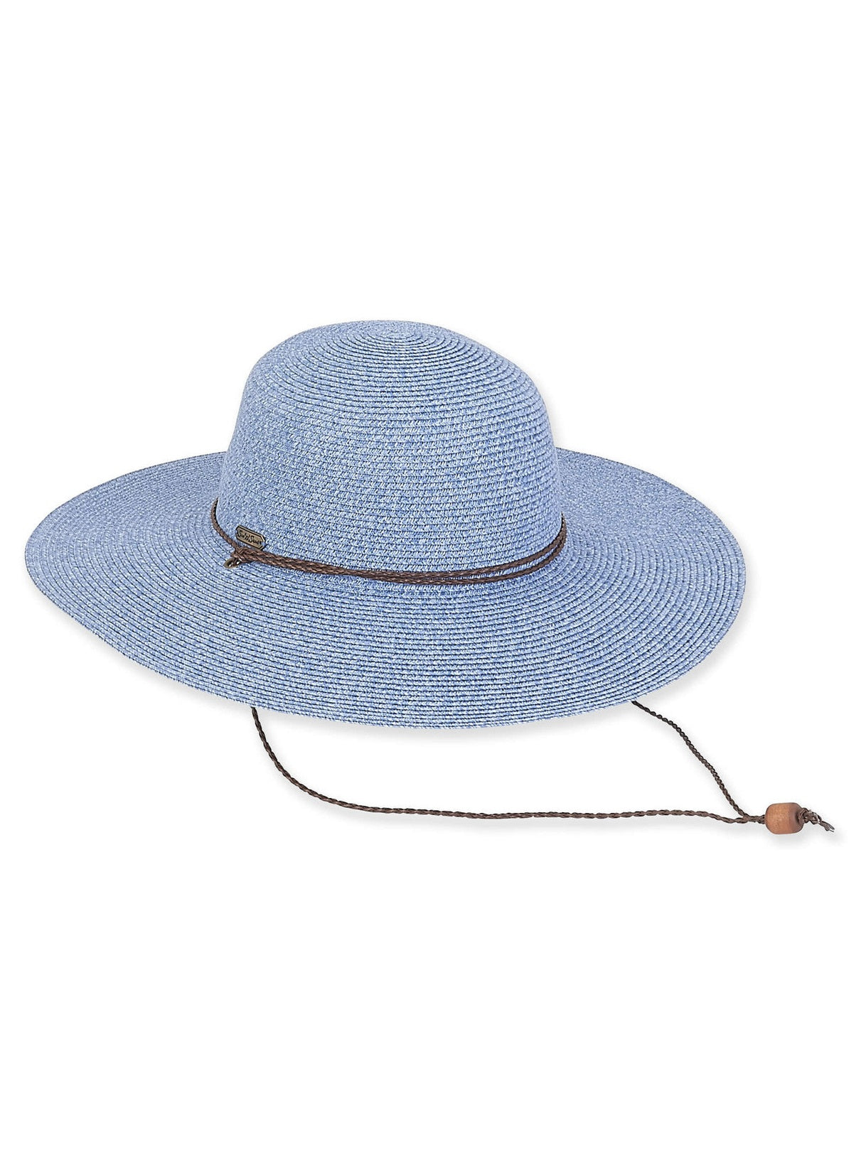 Hat Blue Paperbraid Floppy Brim Women's HH2139D