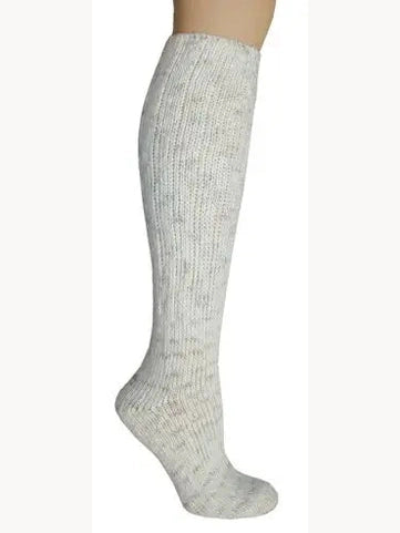 Boot Sock Cotton Rag Ivory One Size R11