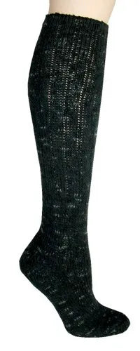Boot Sock Cotton Rag Ebony One Size R11