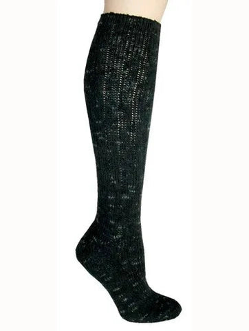 Boot Sock Cotton Rag Ebony One Size R11