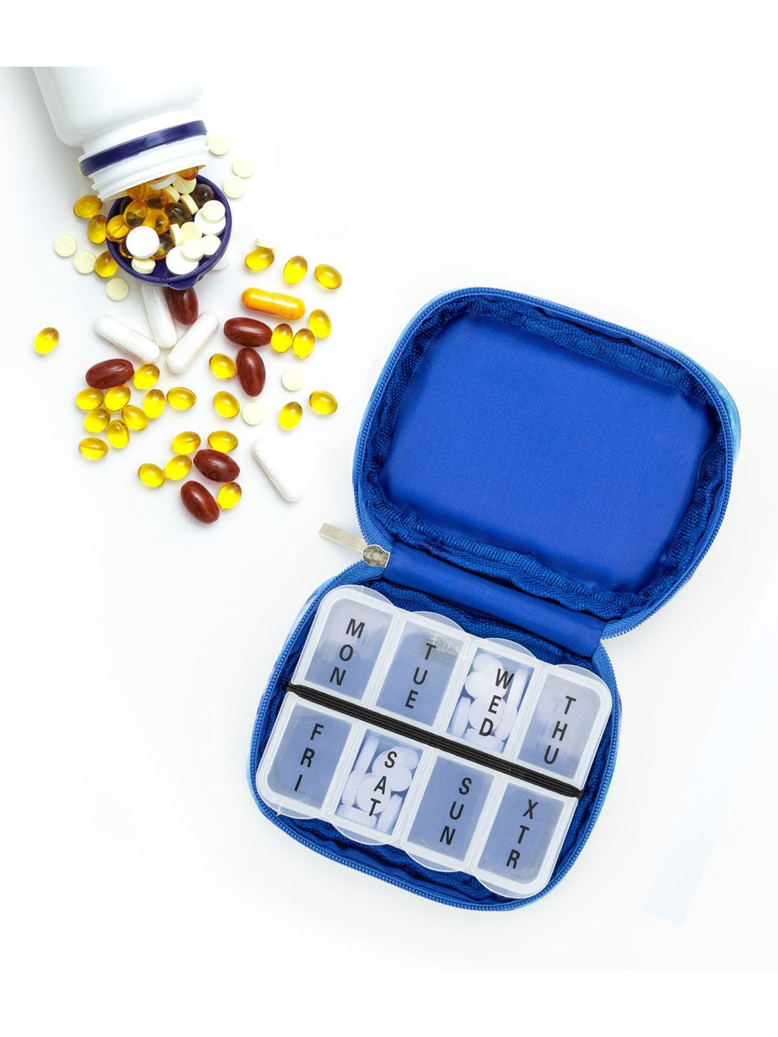 Wellness Keeper Vitamin & Pill Case Meadow Floral Pb75-mdw