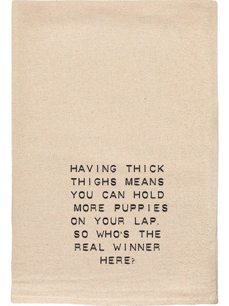 120 T Towels -Having Thick Thighs