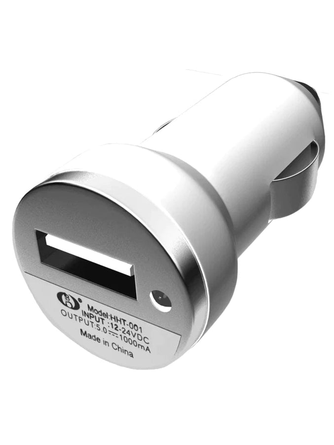Usb Car Adapter-White -CA-A12