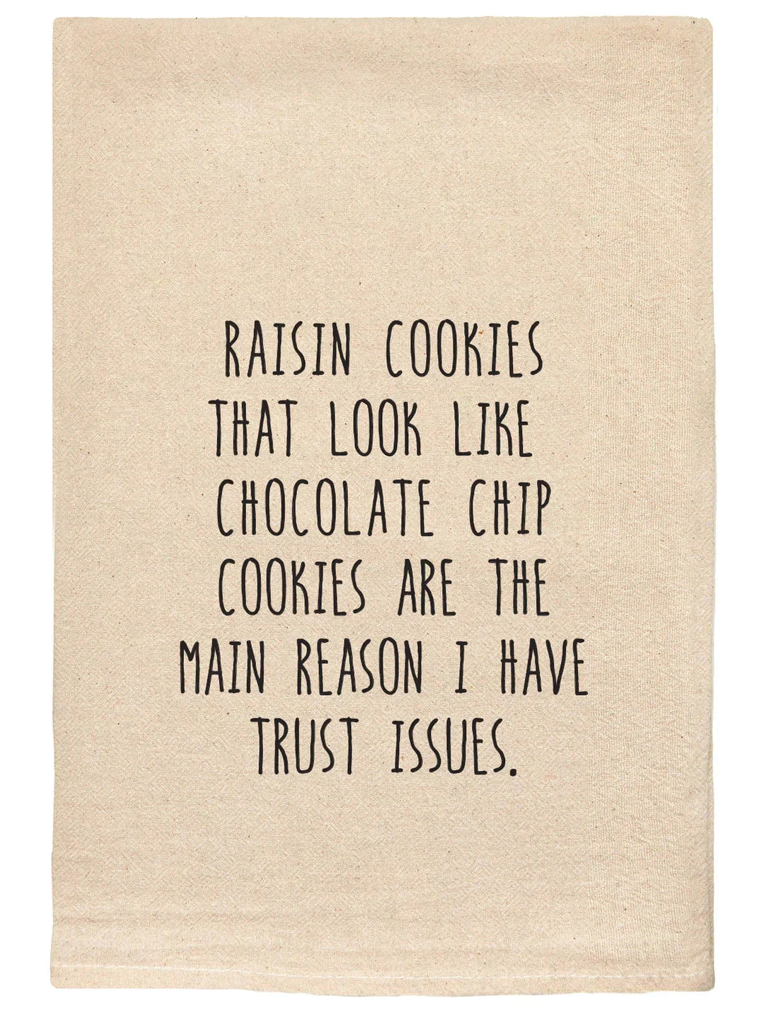 139 T Towels -Raisin cookies that look like chocolate chip