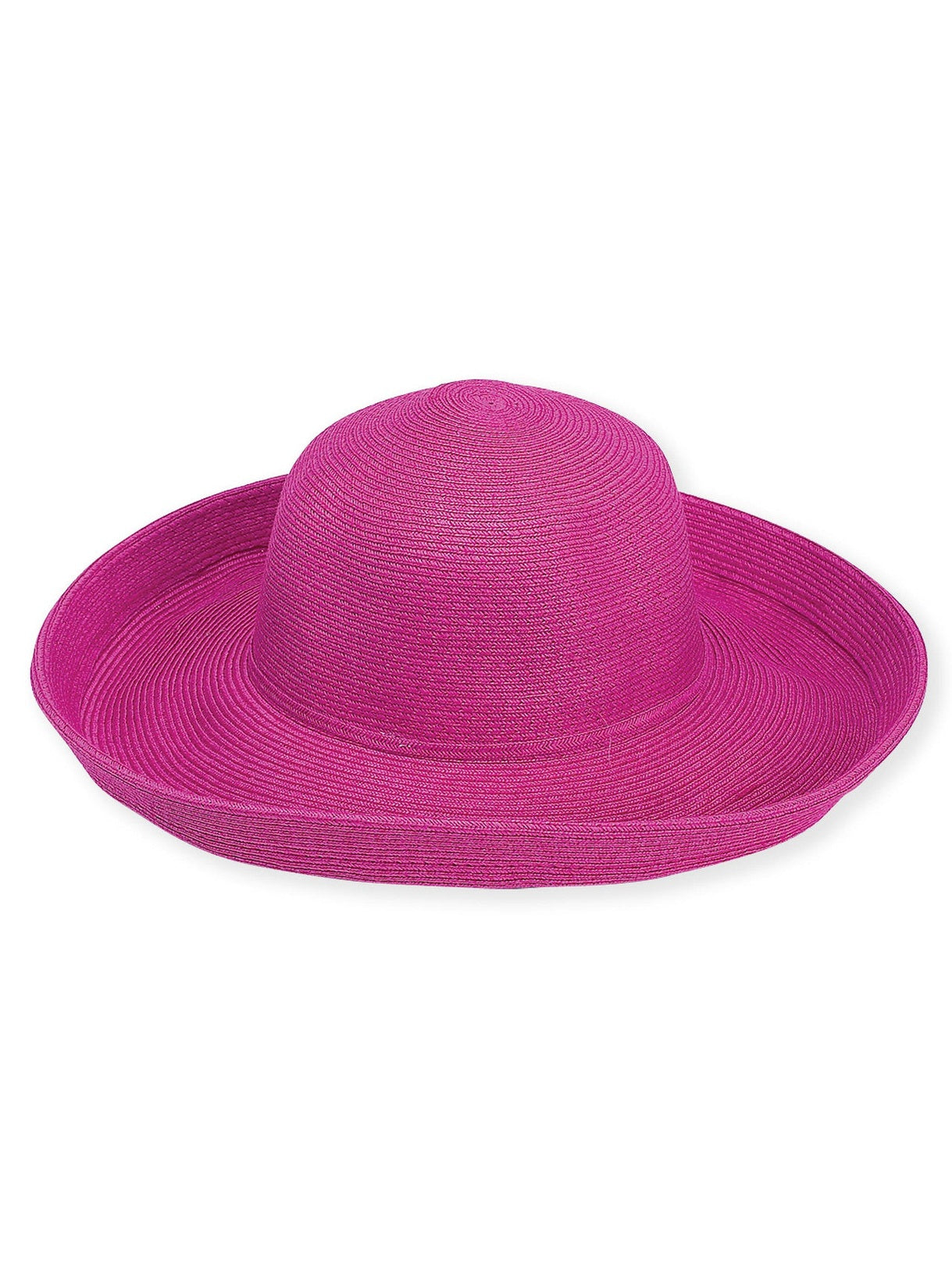 Hat Pink Paperbraid Upbrim Women's HH803M