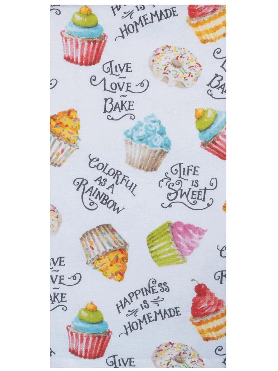 T Towel Cup Cake Toss Dual Purpose Terry R7906