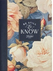 Book Journal Be Still & Know Psalm 46:10 Faux Leather Jl858