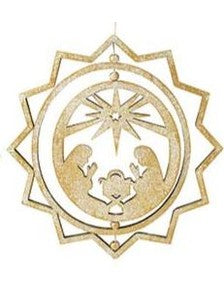 Christmas Ornament Spinning Christmas Scene 3 Styles 1851186