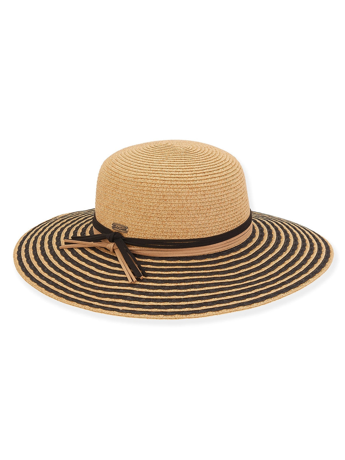 Hat-Tan-Paperbraid Floppy Brim-Women's-Hh2699B