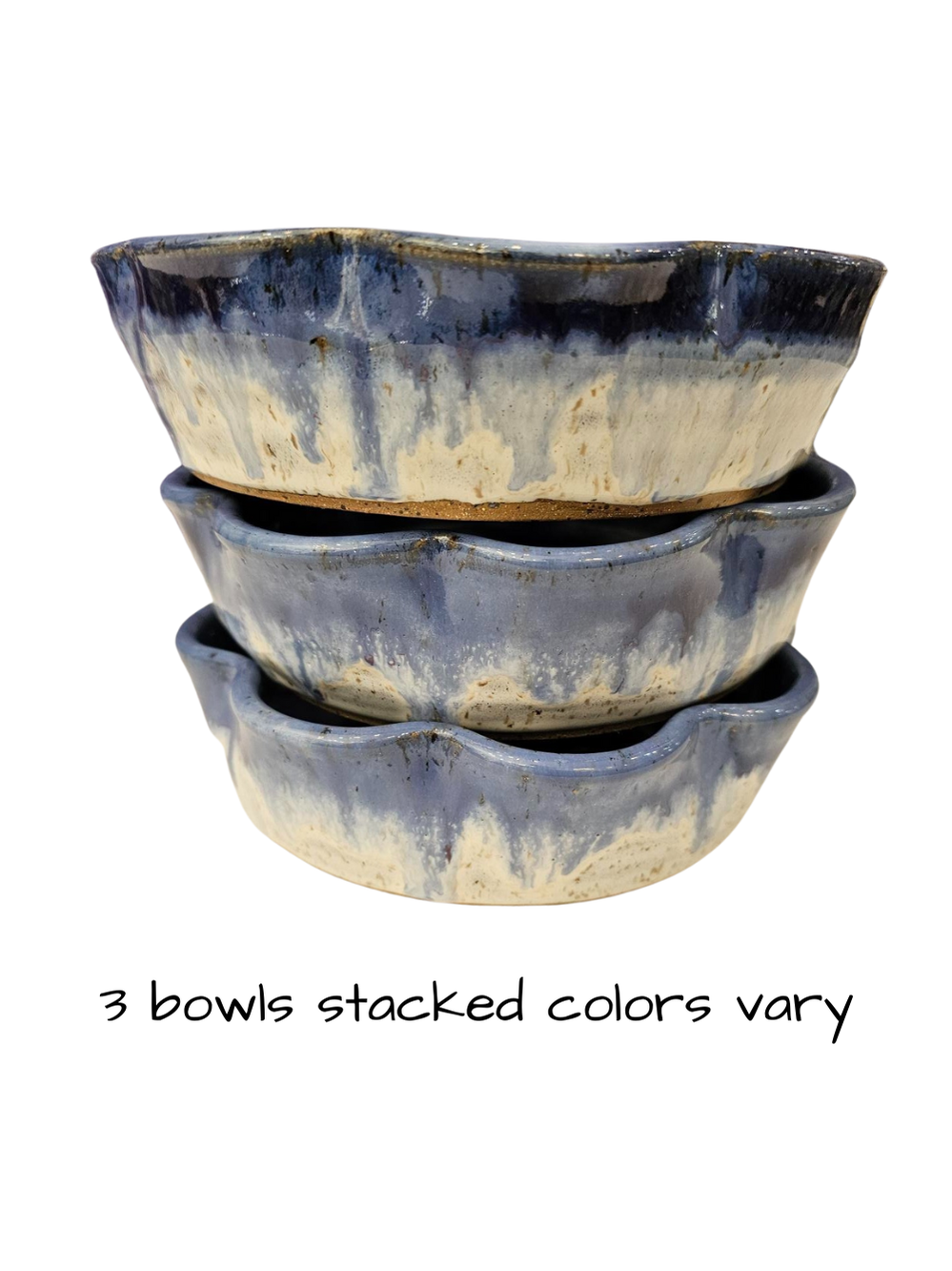 Mixed Berry Pie for Two with Recipe Pottery Locally Made In NC Colors May Vary Due to Glazing