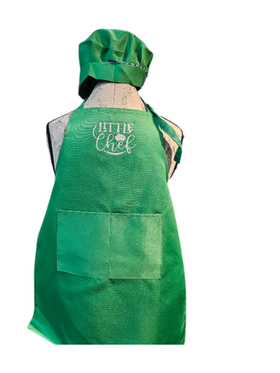 Child's Apron & Hat set - Little Chef Helper - Many colors