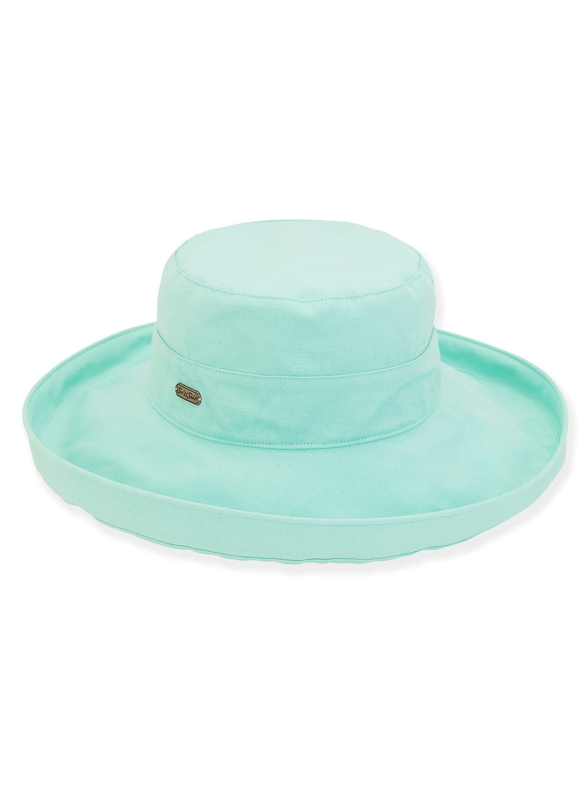 Hat - Light Green-Cotton Upbrim -Women's-HH1577 n