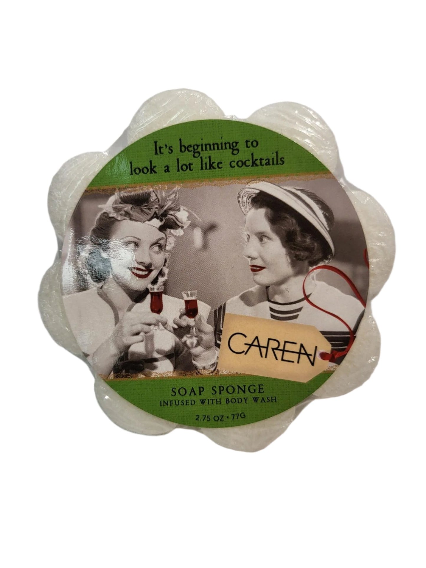 Christmas Soap Sponge It Looks Like Cocktails-2.75oz