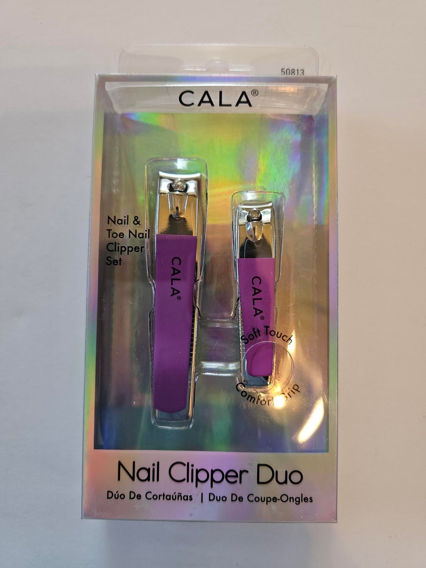 Nail & Toe Nail Clipper Duo Purple 50813