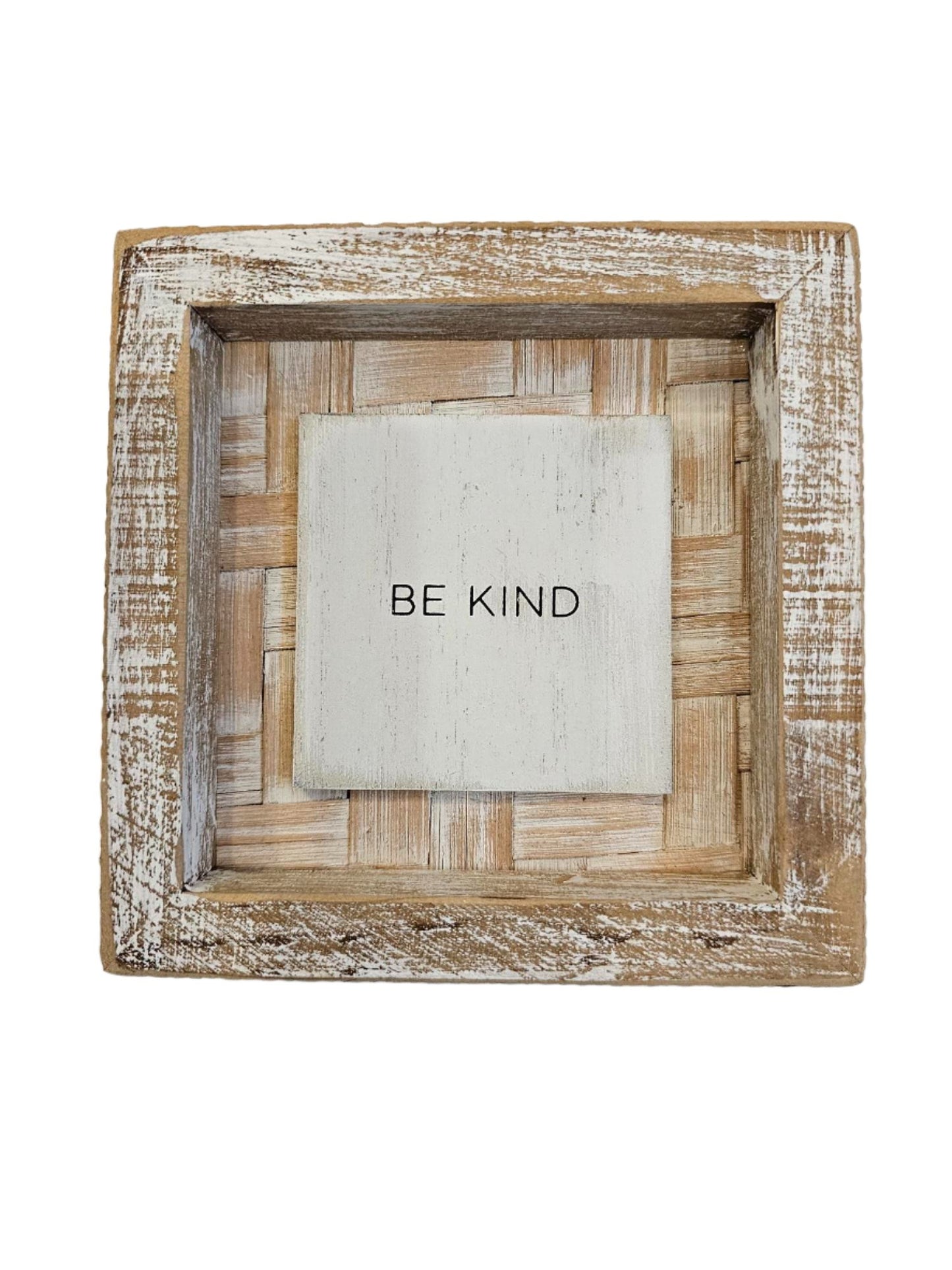 Wood Frame picture - Be kind. 5x5 - 11207