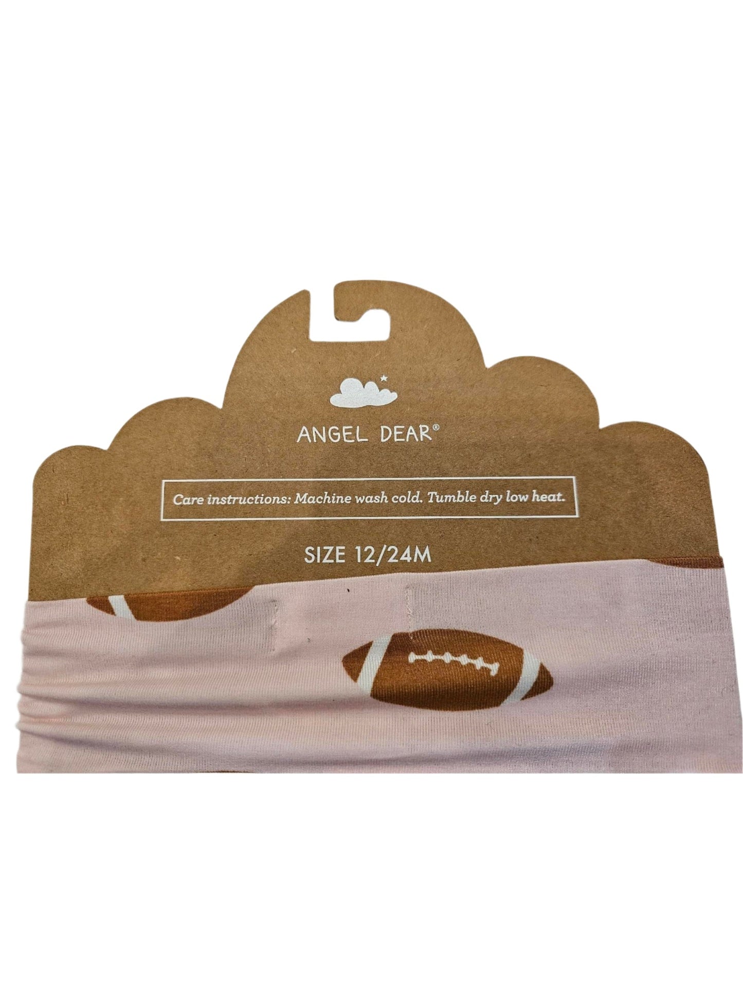 Headband - child - 12-24 month- Bamboo- football- bamboo