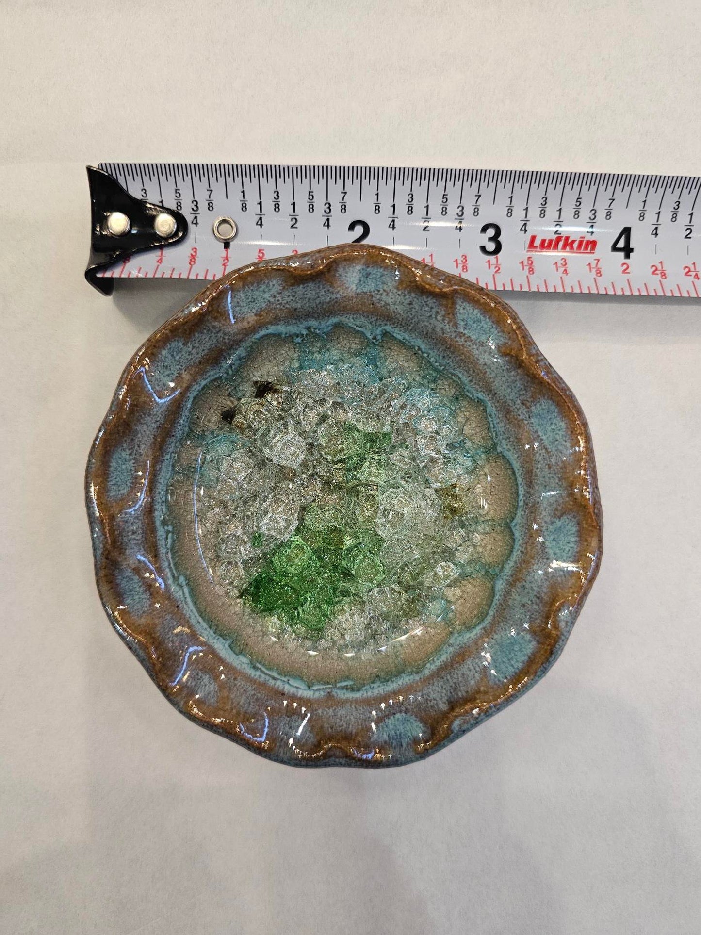 $9.99 Down to earth hand made pottery USA clay colors vary No 2 alike