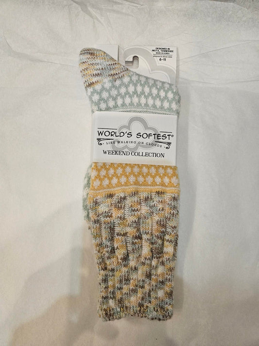 74593-Frosty Multi-917-Women's Sock-Size 6-11 