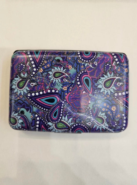 Armored Wallet - Blue Paisley - 71234 