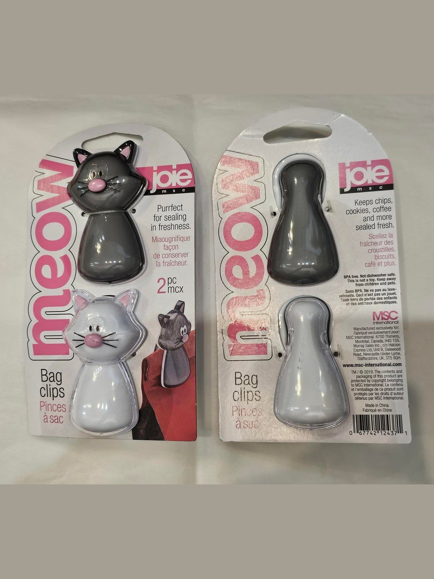 Bag Clips - Joie - Cat Meow