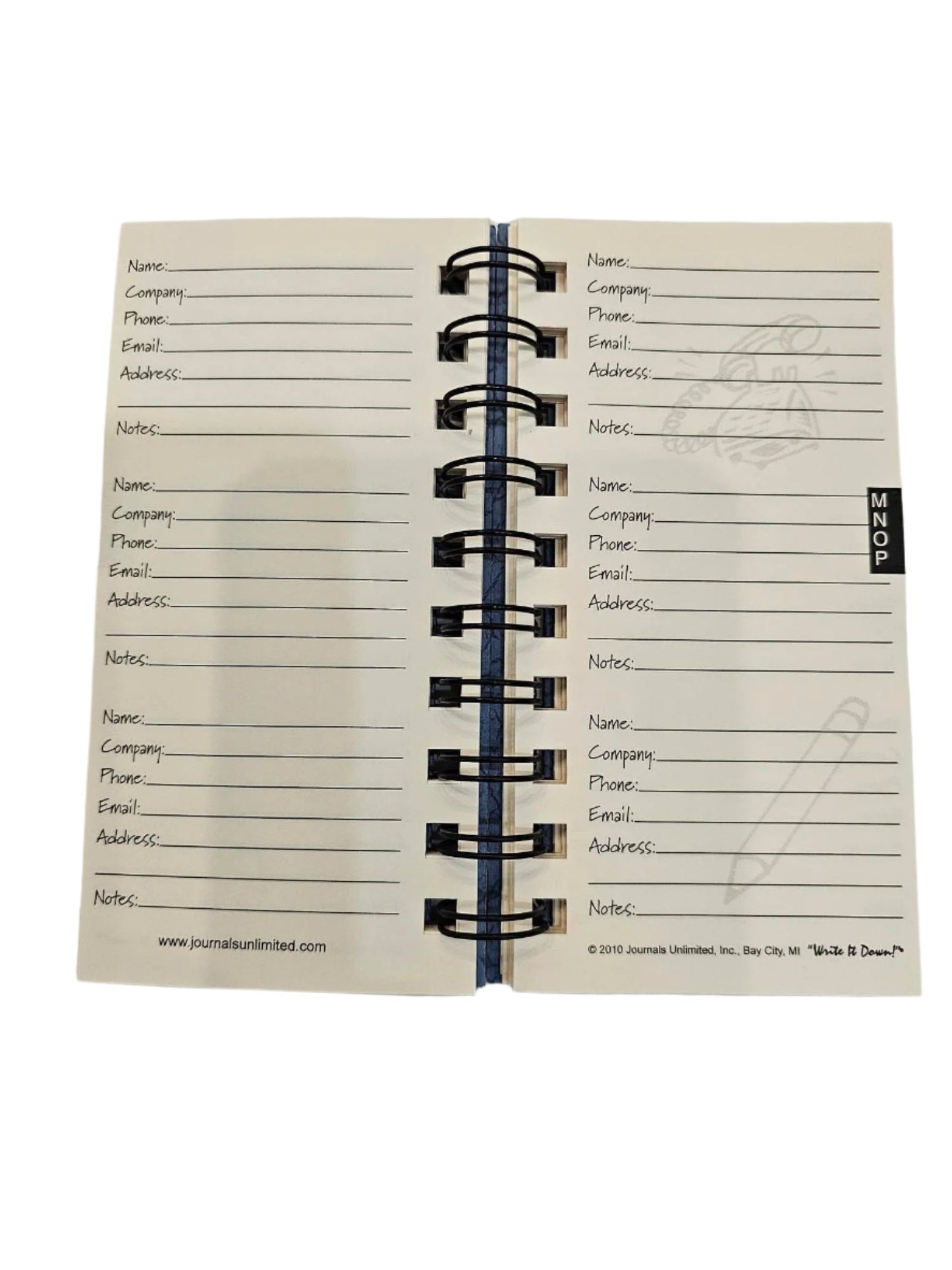 Contacts - My Address Book - Blue -JU-20