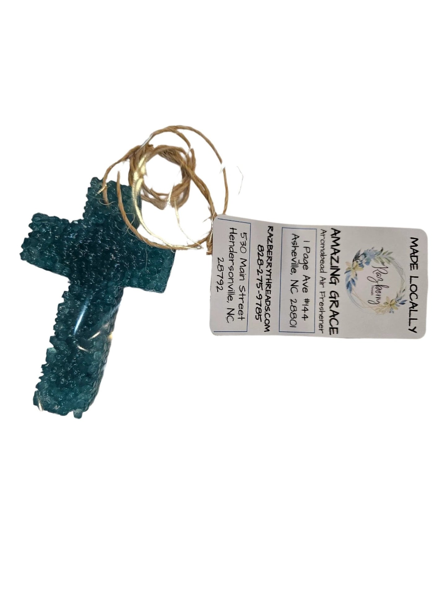 Air Fresher - Aromabead - Cross - Teal