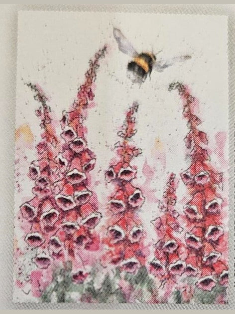 Card ACS151 A Cottage Garden Bee