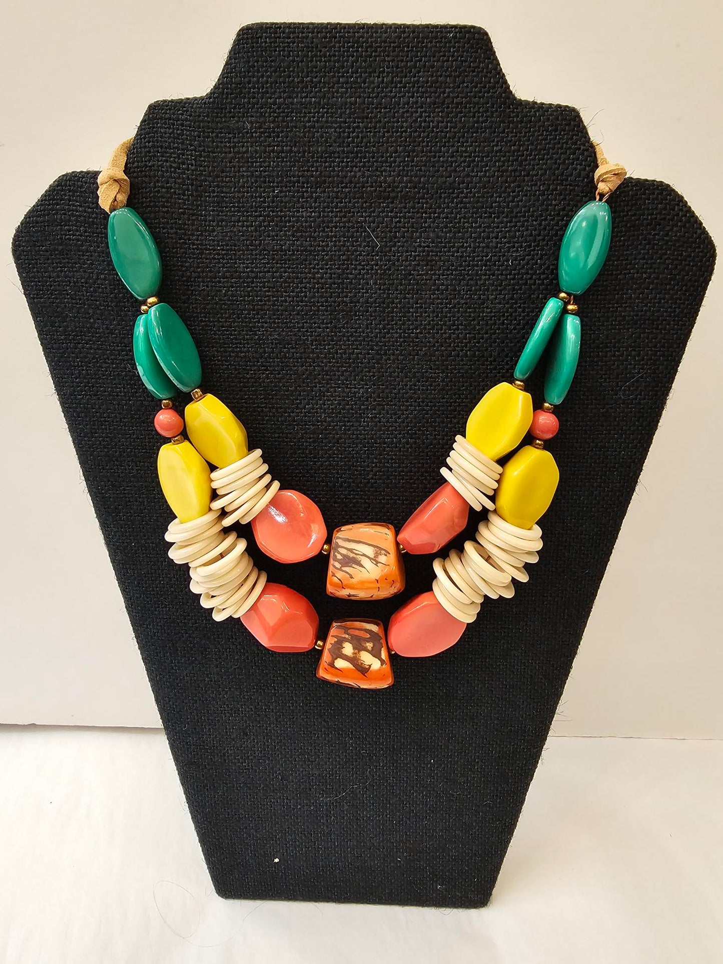 Tagua Necklace -SC1723 MULTI