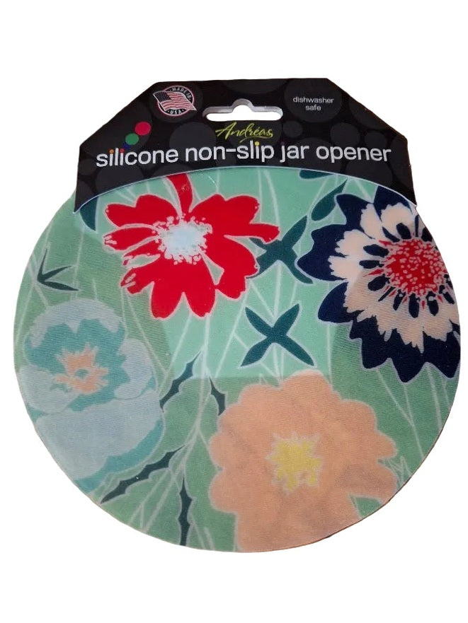 Jar Opener 139 Green Floral