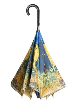 Umbrella - Reverse Close - Van Gogh Cafe -20266rc