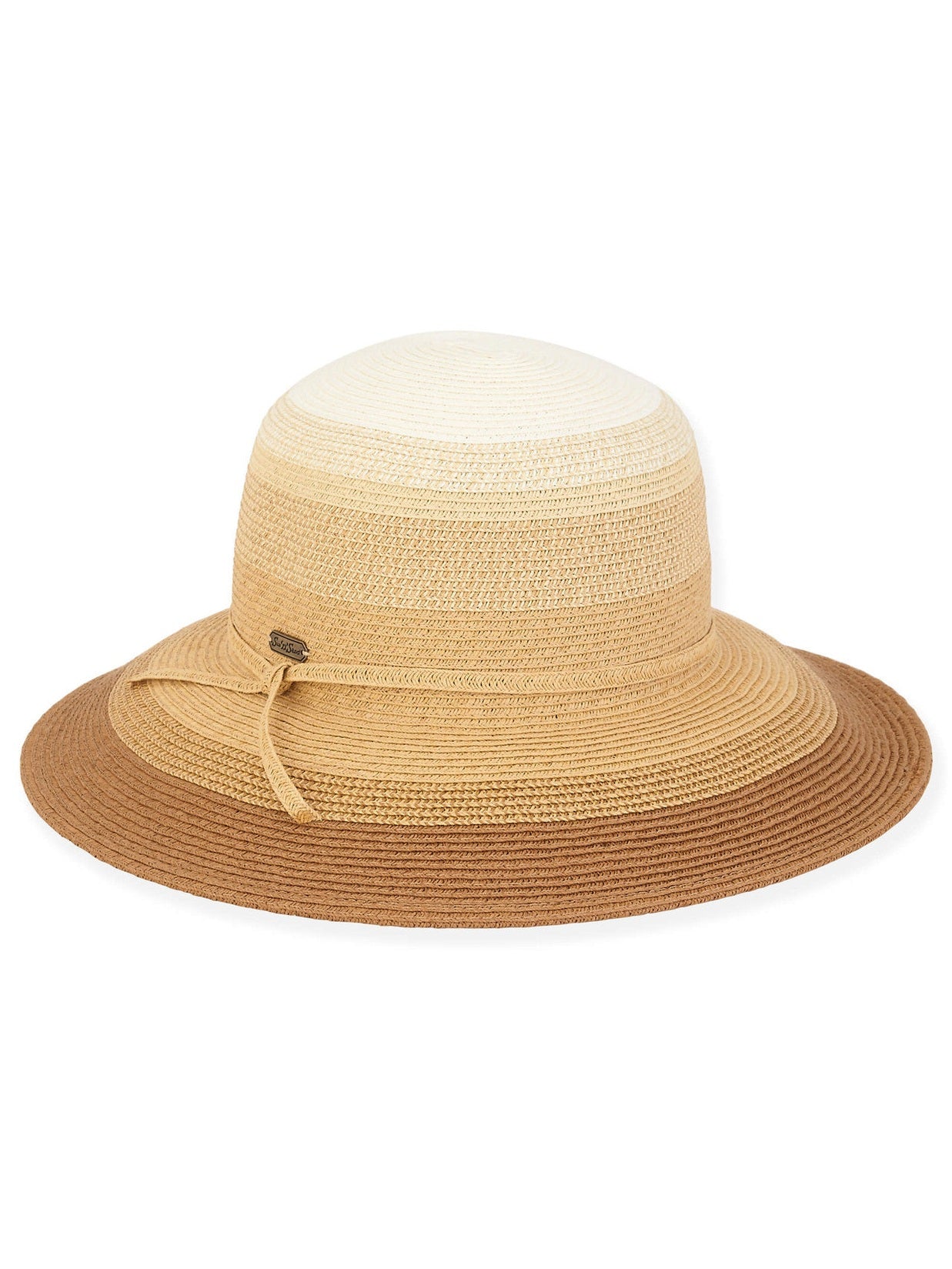 Hat Tan Carmen Paperstraw Bucket Brim Women's HH2836A