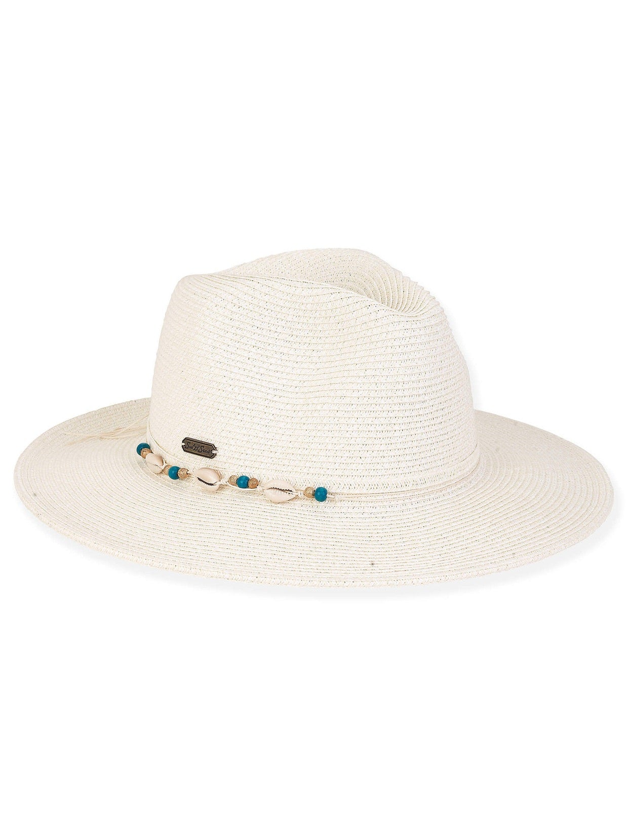 Hat Ivory Kribi Paperstraw Safari Brim Women's HH2806A
