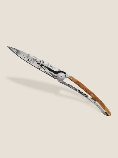 Pocket Knife Climbing Juniper Wood-1cb000031