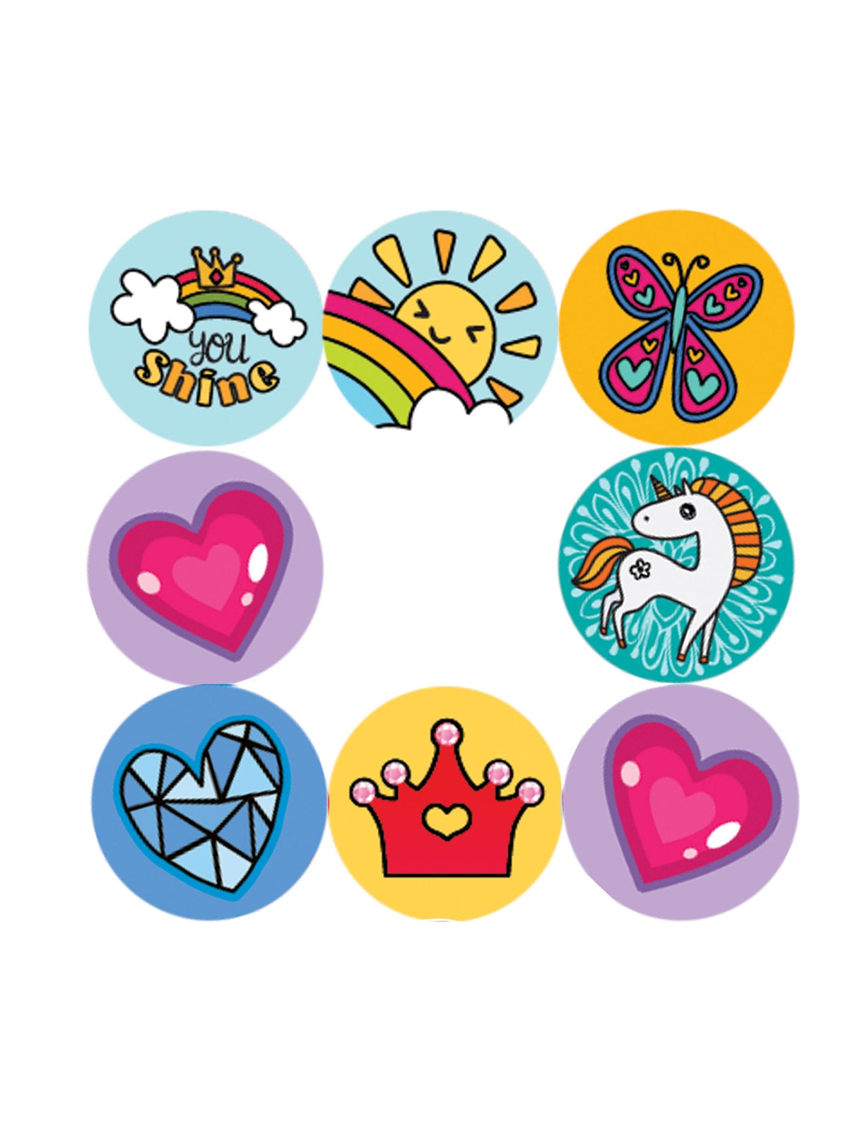 Rainbow Sticker Stamper w160 Stickers Children's 213266