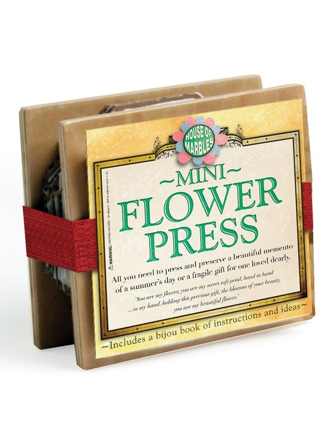 Press Mini Flower Wooden 222025