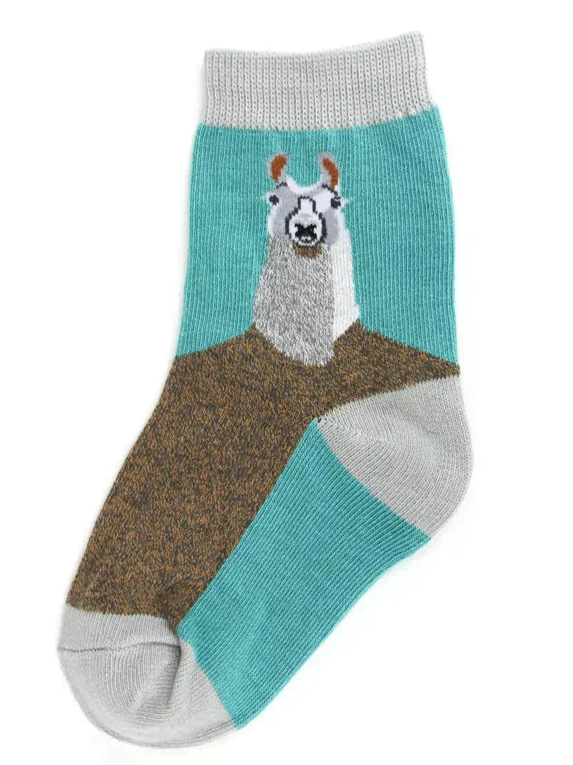 Kid's Socks Two Sizes available Llama 6860