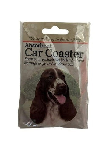 Car Coaster Springer Spaniel Dog 231 - 42
