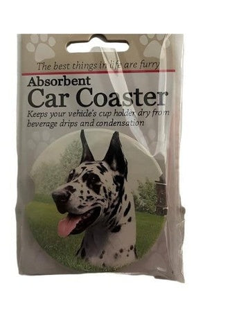 Car Coaster Great Dane Harlequin 231-66A