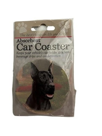 Car Coaster Great Dane Black 231-66b