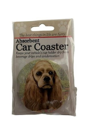 Car Coaster Cocker Spaniel Dog 231-78