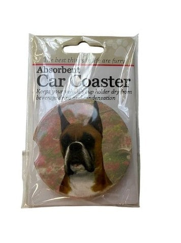 Car Coaster Boxer Dog 231-7