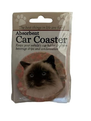 Car Coaster Cat Himalayan 232-1