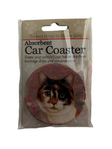 Car Coaster Cat Calico 232-2