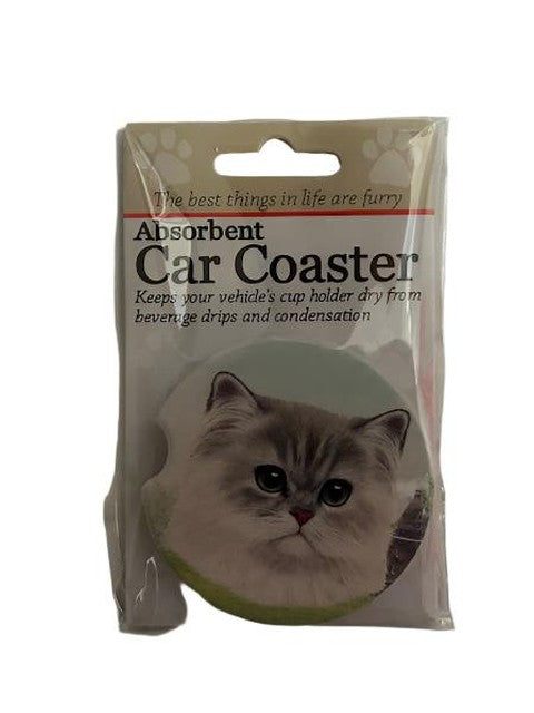 Car Coaster Cat Persian 232-4