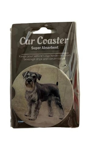 Car Coaster Schnauzer Dog 233-105